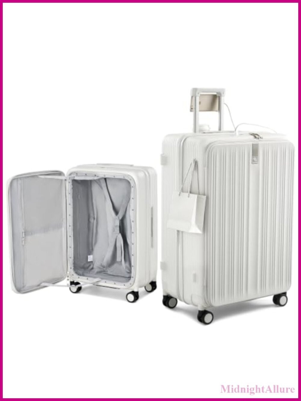 28" Expandable Hardshell Spinner Luggage Large Suitcase with TSA Lock